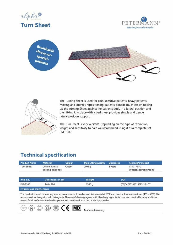 Data Sheet Turn Sheet 